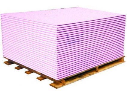 Sádrokartonová deska protipožární růžová Lafarge 12,5 mm (2,5m2)
