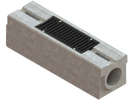 odvodnovaci betonovy sterbinovy zlab vodaland mono d400 s revizi 1000 x 286 x 292 mm