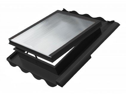 Střešní okno kovové Hodonka 500 × 600 mm černá