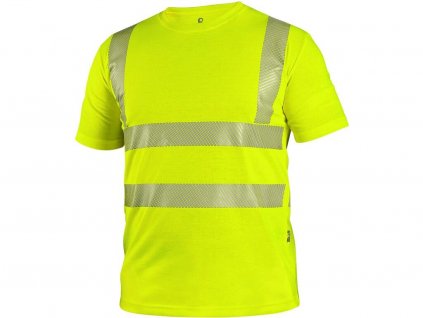 Výstražné tričko BANGOR pánské žluté