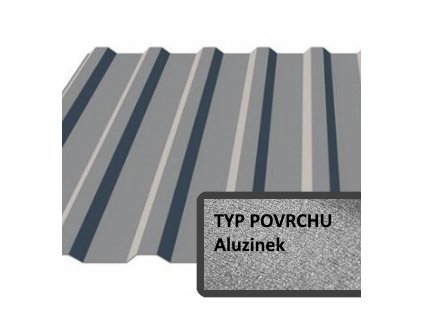 Satjam Trapézový plech T14 střešní 1157mm(1120mm) (Aluzinek)