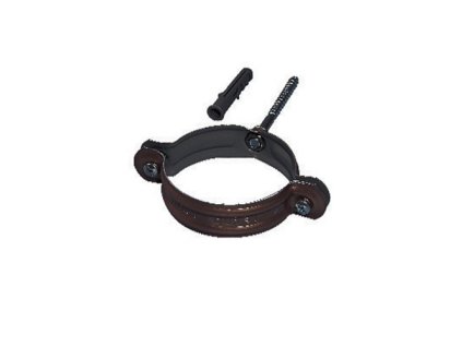 objimka pro okapovy svod rinnex 80 mm plastova ral 8017 hneda