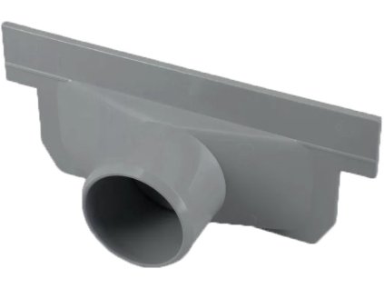 koncovka s odtokem pro plastovy zlab nicoll connecto 136 x 115 mm