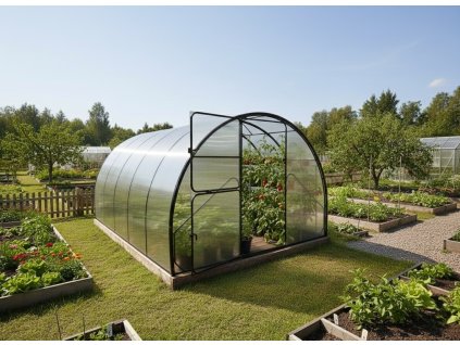 Skleník DODO 300 3 x 4 m PC 4 mm černý