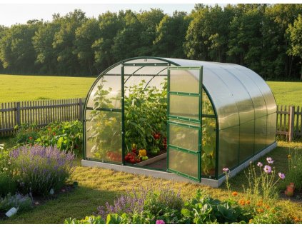 Skleník KYKLOP2 3 x 6 m PC 6 mm zelený