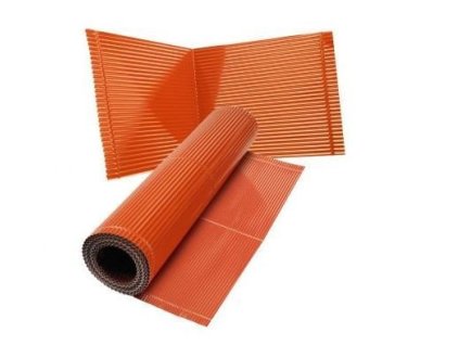 Úžlabí střechy v roli 500 x 6000 mm příčně lisované cihlově červené RAL 8004