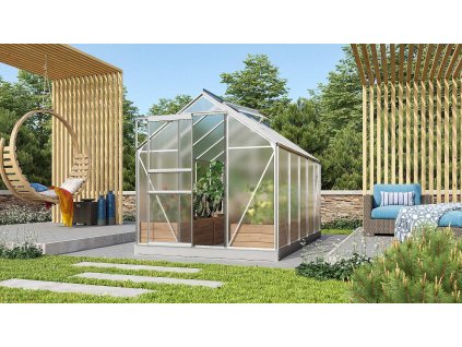 Skleník VITAVIA VENUS 6200 PC 6 mm stříbrný