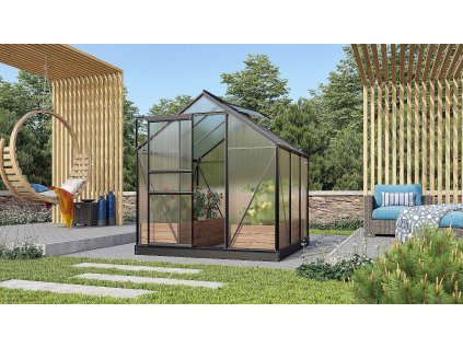 sklenik vitavia venus 3800 pc 6 mm cerny 01