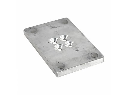 Plotna patky sloupku ALUPASS CLASSIC AL 100 x 80 mm