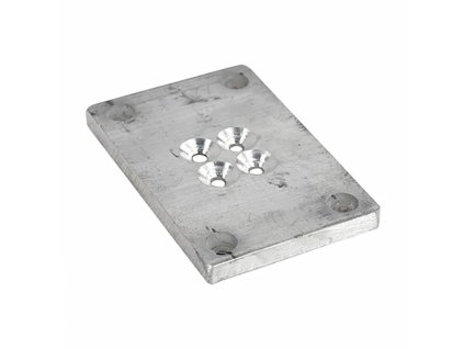 Plotna patky sloupku ALUPASS CLASSIC AL 100 x 80 mm