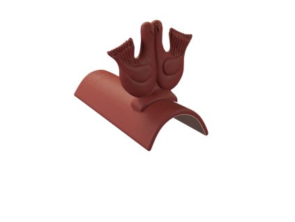 hrebenovy okrasny prvek hrdlicky elegant visnova