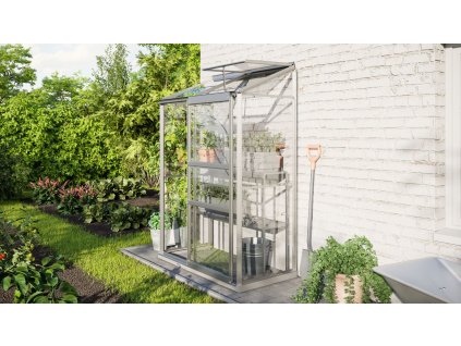 Skleník VITAVIA IDA 900 čiré sklo 3 mm stříbrný