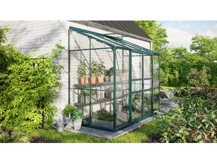 Skleník VITAVIA IDA 3300 čiré sklo 3 mm zelený