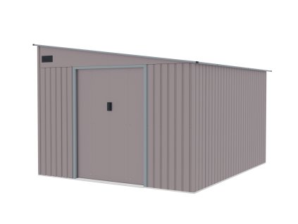 Kovový zahradní domek WANDHAUS 911 warm grey