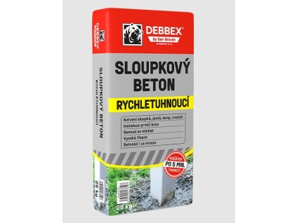 Sloupkovy beton rychleschnouci