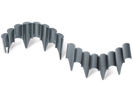 Obrubník plastový HNĚDÝ 2,5 m / 12,5 cm zahradní palisáda