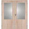 13522 2 vnitrni dvere folie 160 cm DOORNITE sklo 2 3 dvoukridle laminovane