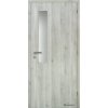 13600 10 dvere interierove DOORNITE 60 cm sklo vertikus laminovane