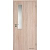 13600 8 dvere interierove DOORNITE 60 cm sklo vertikus laminovane