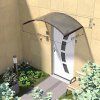 Vchodová stříška LanitPlast ARCUS hnědá 1,6 x 0,9 m