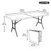 Skládací stůl 180 cm LIFETIME 80333 / 80471