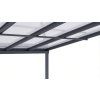Hliníková pergola LANITPLAST WALL 53 antracit + čirý PC