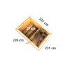 Finská sauna KARIBU SKROLLAN 2 86291 s předsíní