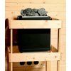 Finská sauna KARIBU SKROLLAN 2 86291 s předsíní