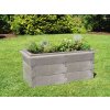 Vyvýšený záhon JUWEL TIMBER 60x130x52 cm šedý