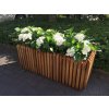 Vyvýšený záhon LANITPLAST BARCELONA2 40x100x40 cm hnědý