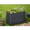 Vyvýšený záhon LANITPLAST WAWE 168 80x160x82 cm šedý