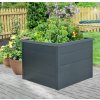 Vyvýšený záhon LANITPLAST SNAIL 100 100x100x76 cm šedý