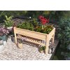 Vyvýšený záhon KARIBU HOCHBEET 173x89x82 cm hnědý natur