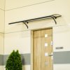 Vchodová stříška LanitPlast LARUS antracit 1,60 x 0,85 m