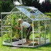 Skleník VITAVIA VENUS 3800 čiré sklo 3 mm stříbrný