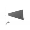 rozměry Prodlužovací díl větrozábrany závětrné lišty BP2