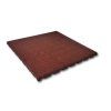 Gumová dlažba RUBBERTILE 40 x 40 x 2,5 cm červená 1 ks