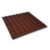 Gumová dlažba RUBBERTILE 50 x 50 x 2,5 cm červená 1 ks
