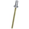 502 vodotesne trhaci nyty s plochou hlavou 4 x 9 5 mm hlinik inox a2