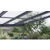 Hliníková pergola LANITPLAST WALL 33 FSX antracit + čirý PC