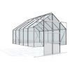 Skleník VITAVIA CASSANDRA 8300 čiré sklo 3 mm stříbrný