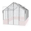 Skleník VITAVIA CASSANDRA 9900 čiré sklo 3 mm stříbrný