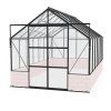 Skleník VITAVIA CASSANDRA 11500 čiré sklo 3 mm černý