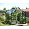 Skleník VITAVIA URANUS 9900 čiré sklo 3 mm černý