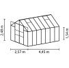 Skleník VITAVIA URANUS 11500 PC 4 mm černý