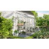 Skleník VITAVIA IDA 3300 čiré sklo 3 mm stříbrný