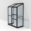 Skleník VITAVIA IDA 900 čiré sklo 3 mm černý