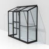 Skleník VITAVIA IDA 1300 čiré sklo 3 mm černý
