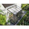 Skleník VITAVIA IDA 3300 čiré sklo 3 mm černý