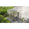 Skleník VITAVIA IDA 5200 čiré sklo 3 mm + PC 6 mm stříbrný
